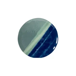 Bo-Camp - Melamine 12-delig servies Halo - blauw/groen