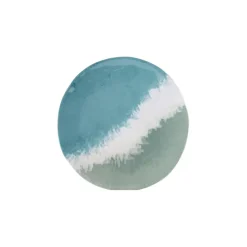 Bo-Camp - Melamine 12-delig servies Halo - blauw/groen