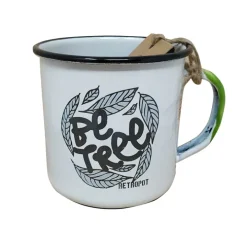 Emaille Beker Be Tree - Retropot