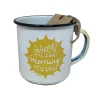 Emaille Beker When The Morning Comes - Retropot