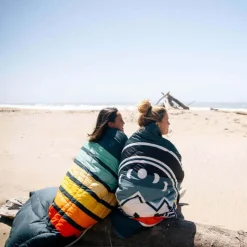 Fleece slaapzak camp vibes greengabel-Glaravans