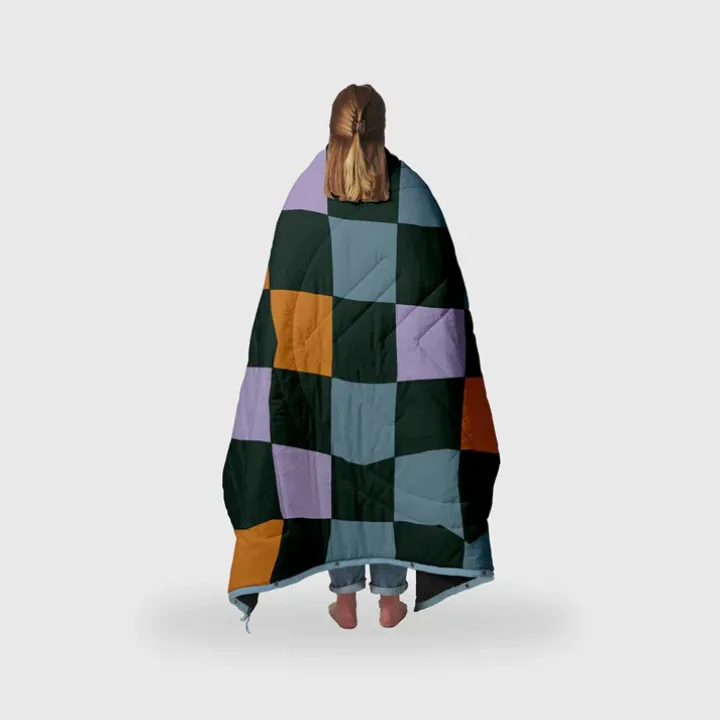 Fleece slaapzak Checkers