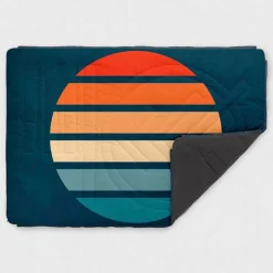 Fleece slaapzak sunset stripes-Glaravans