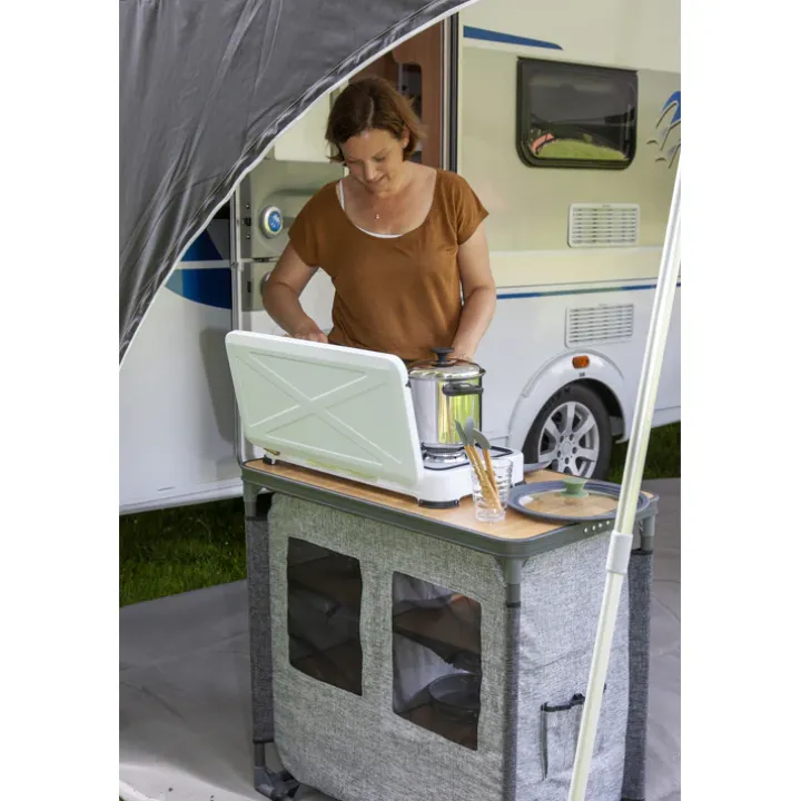 Kookkast Hampton Bamboe - Bo-Camp