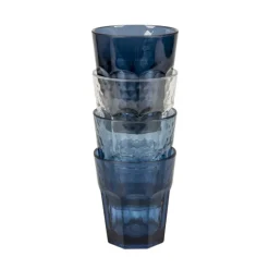 Limonadeglas Mix & Match 4-Stuks 200ML Blauw - Bo-Camp