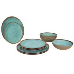 Melamine 12-Delig Servies Halo - Bo-Camp