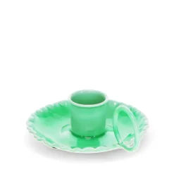 REX London - Emaille kaarsenhouder met handvat