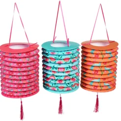 REX London - Set van 3 papieren lampionnen