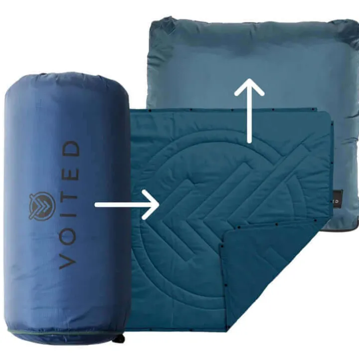 Ripstop slaapzak Blue Steel/ Graphite-Glaravans